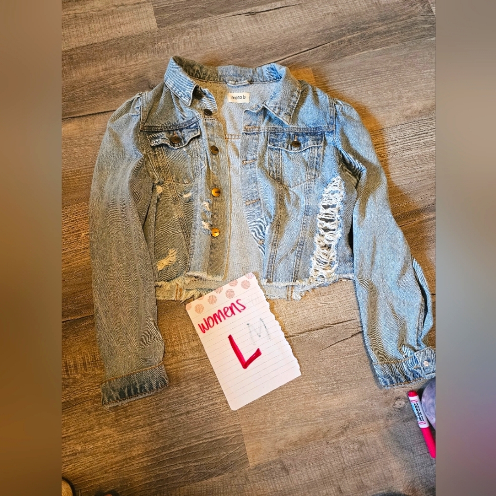 Cropped Jean Jacket